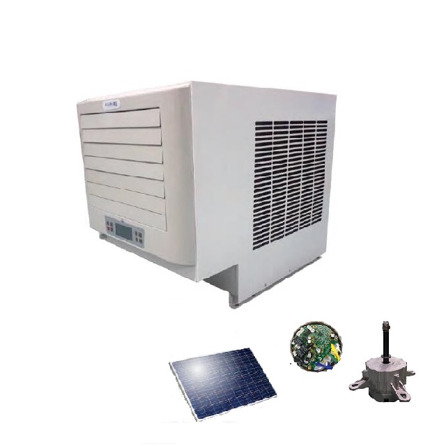 3000CMH Airflow Air Cooler ، مبرد الهواء بالطاقة الشمسية مع الجسم المجلفن